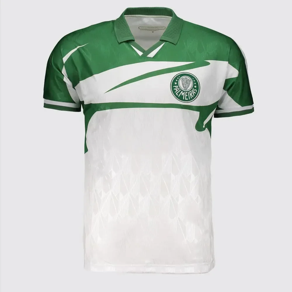 Camiseta Palmeiras Betel Retrô 1996 Branco