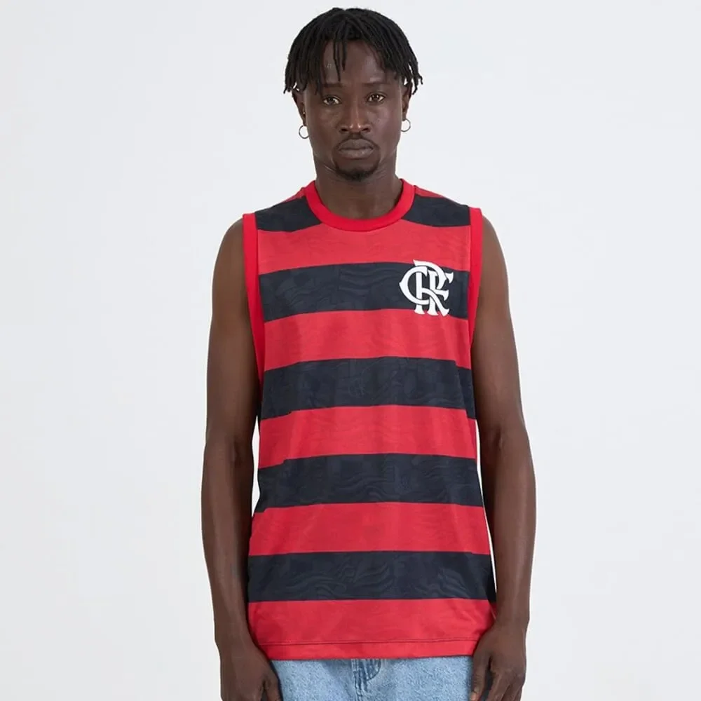 Regata Flamengo Vivaz Preto/Vermelho