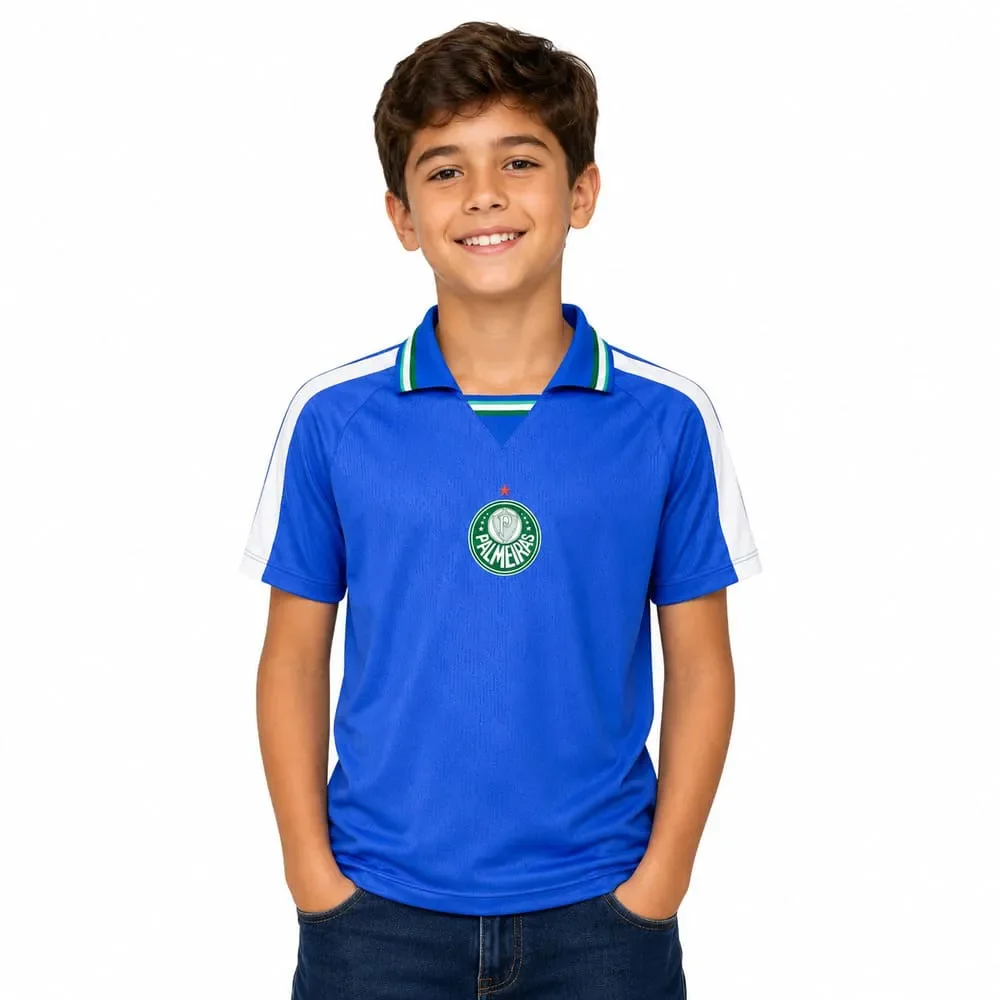 Camiseta Palmeiras Betel Goalkeeper Infantil Azul/Verde