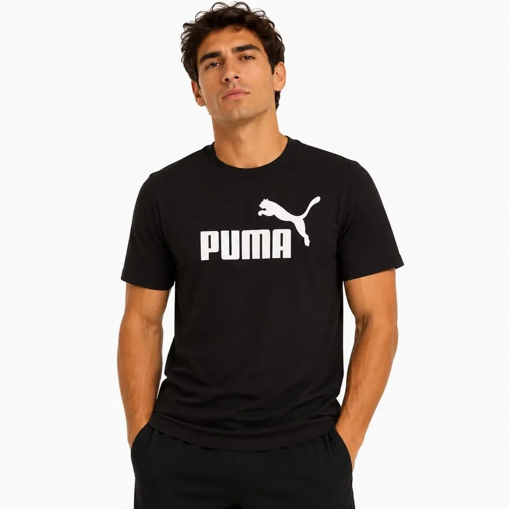 Camiseta Puma Logo Tee New Preto