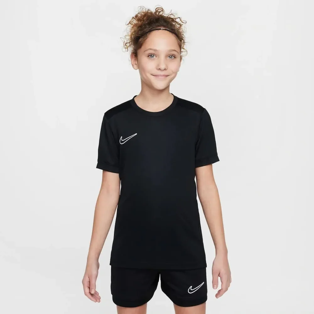 Camiseta Nike Academy 25 Infantil Preto
