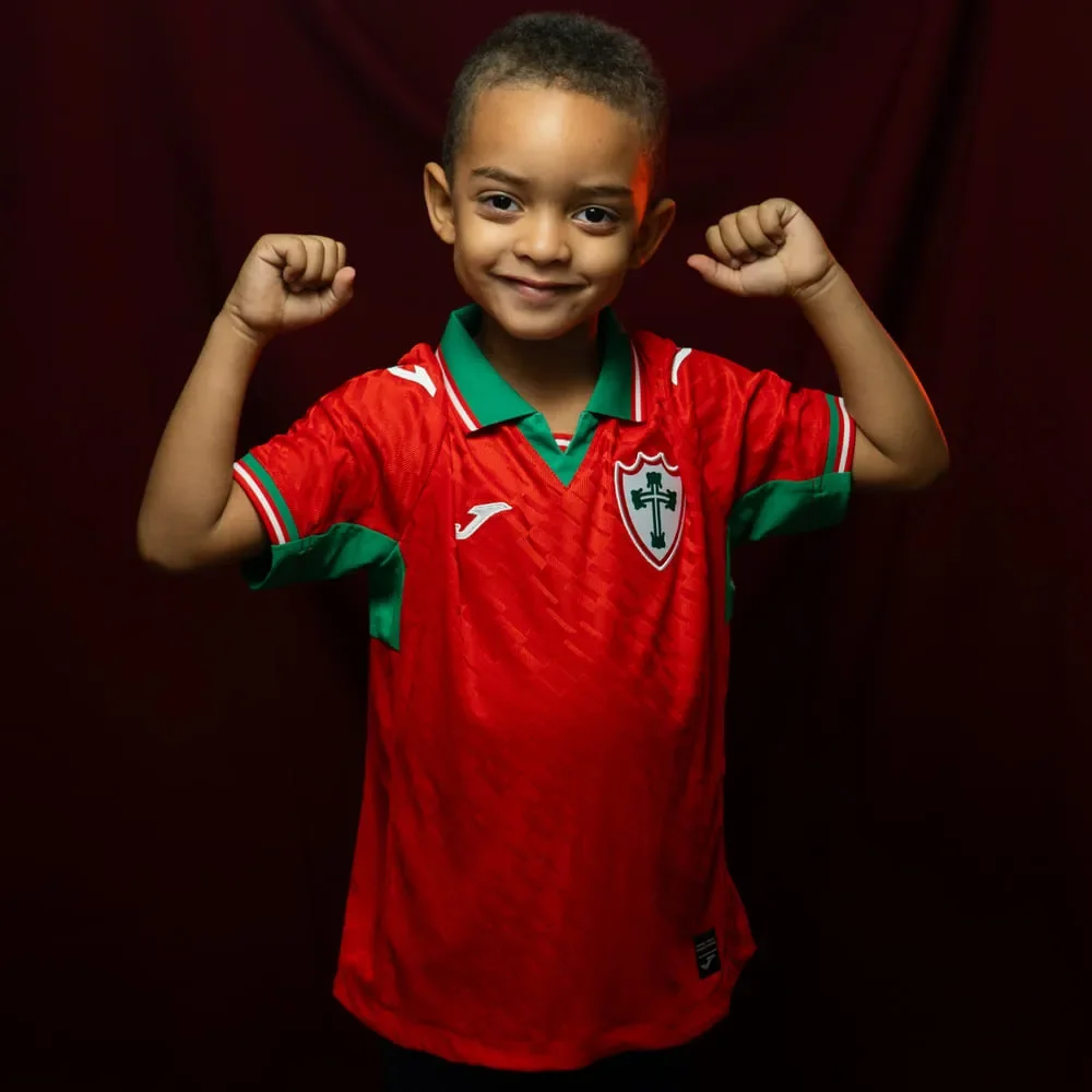 Camisa Portuguesa III Joma 2026 Infantil Vermelha
