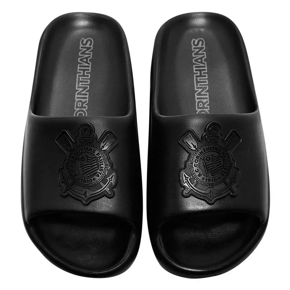 Chinelo Corinthians Coimbra Nuvem Preto
