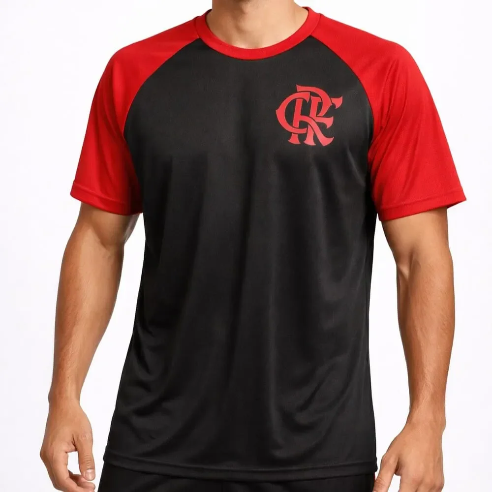 Camiseta Flamengo Betel Gavea Preto/Vermelho