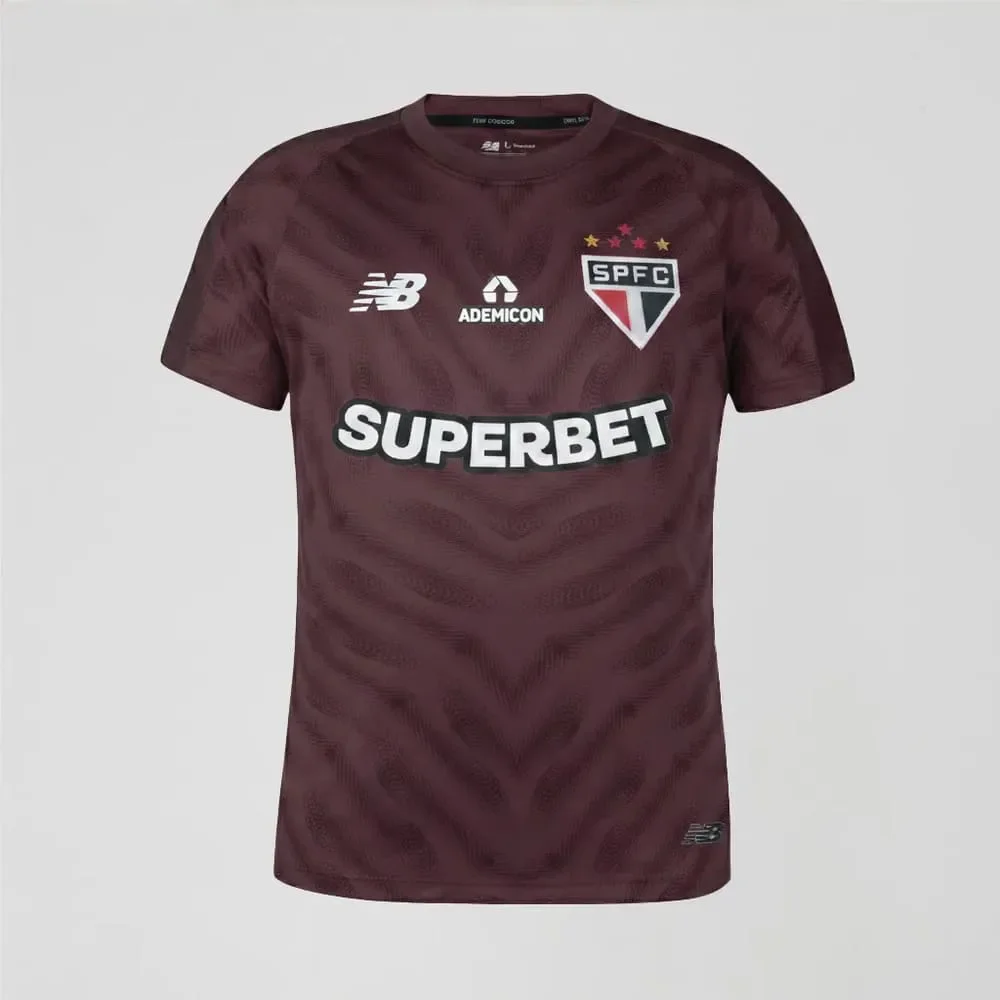 Camisa São Paulo Goleiro New Balance 26/27 Vinho