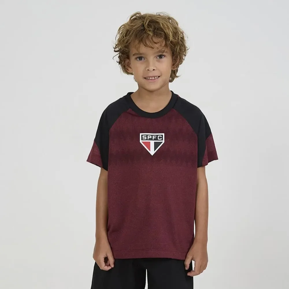 Camiseta São Paulo Tremor Infantil Vinho