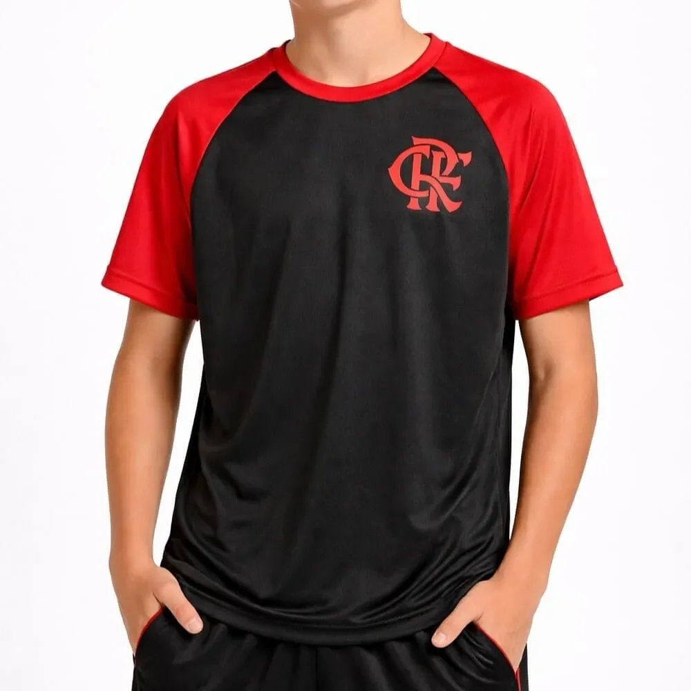 Camiseta Flamengo Betel Gavea Infantil Preto