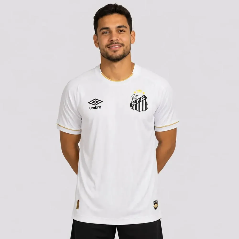 Camisa Santos I Umbro 26/27 Jogador Branco