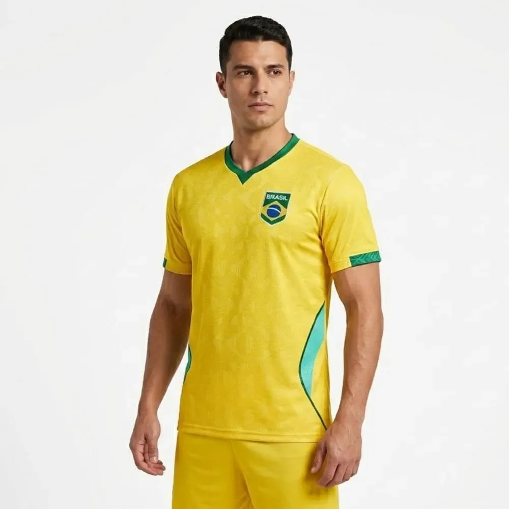 Camiseta Brasil Marin Dry Amarelo