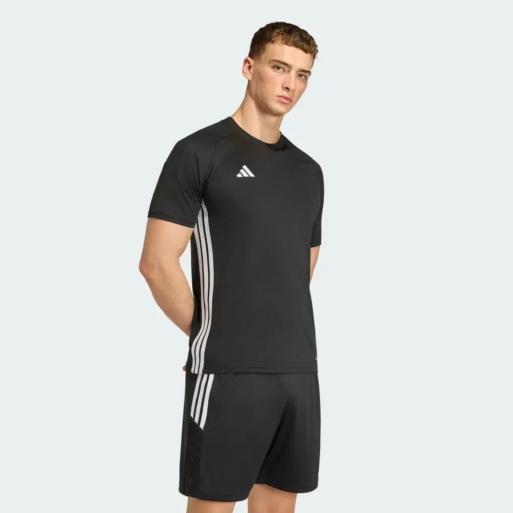 Camiseta Adidas Tiro Essentials Preto/Branco