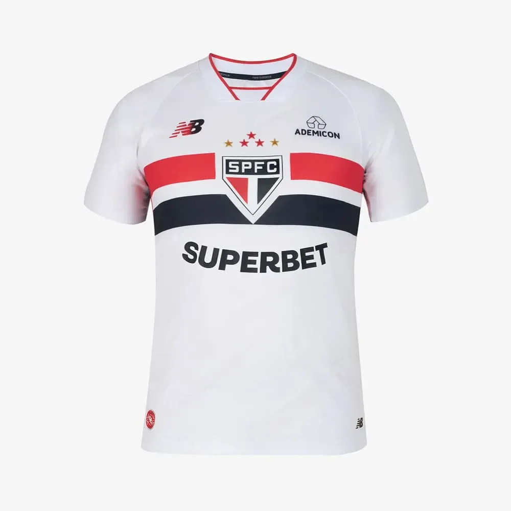 Camisa São Paulo I New Balance 26/27 Jogador Branca