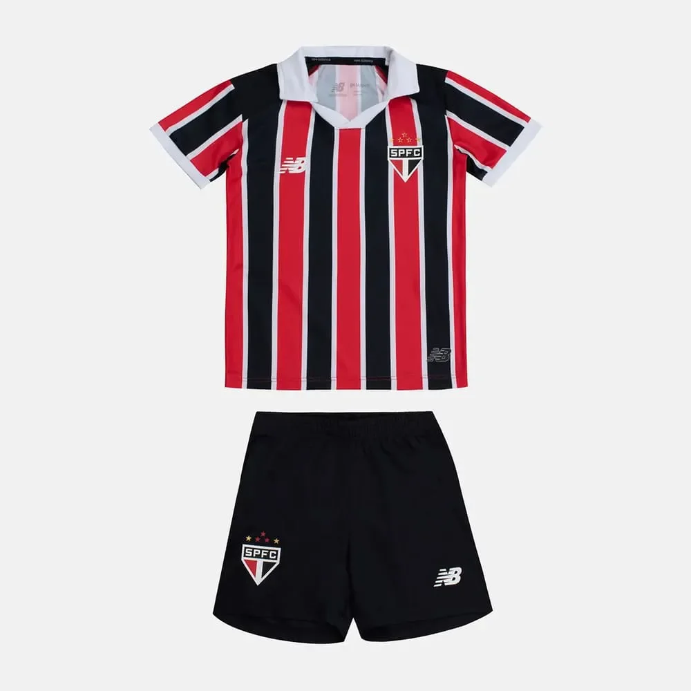 Kit Infantil São Paulo II New Balance 26/27 Vermelho/Branco
