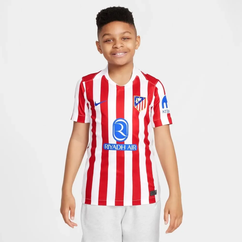 Camisa Atlético de Madrid I Nike 25/26 Infantil Branco