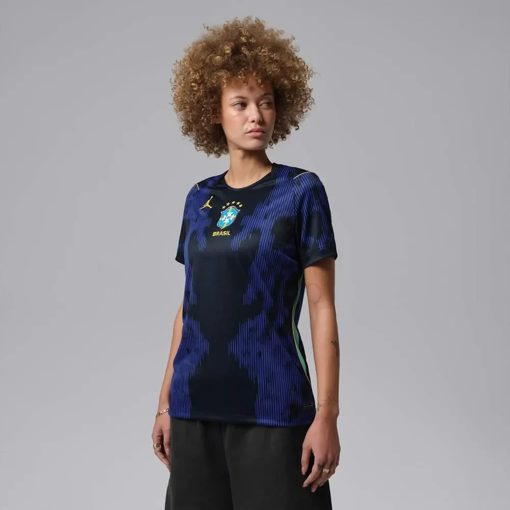 Camisa Brasil II Nike x Jordan 2026 Feminina Azul