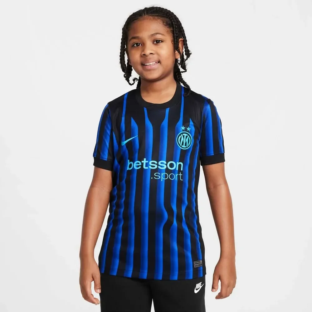 Camisa Inter de Milão I Nike 25/26 Infantil Azul/Preto