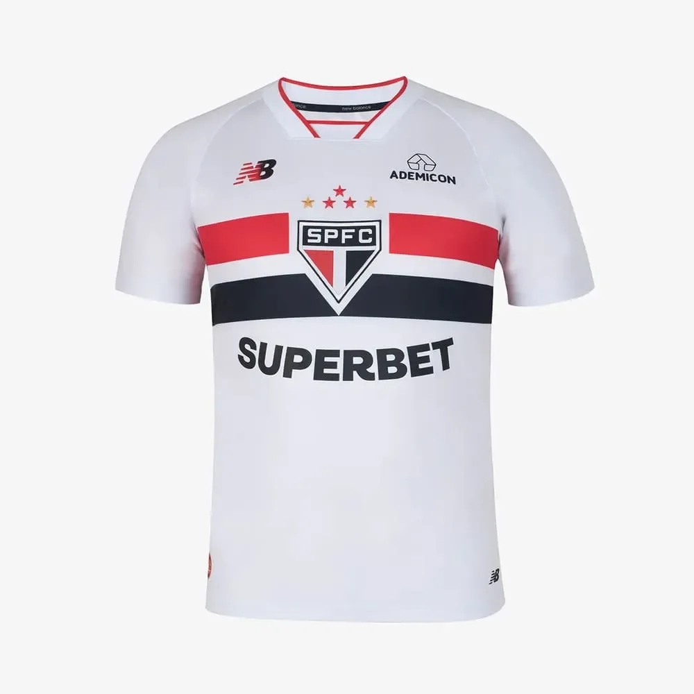 Camisa São Paulo I New Balance 26/27 Torcedor Branca