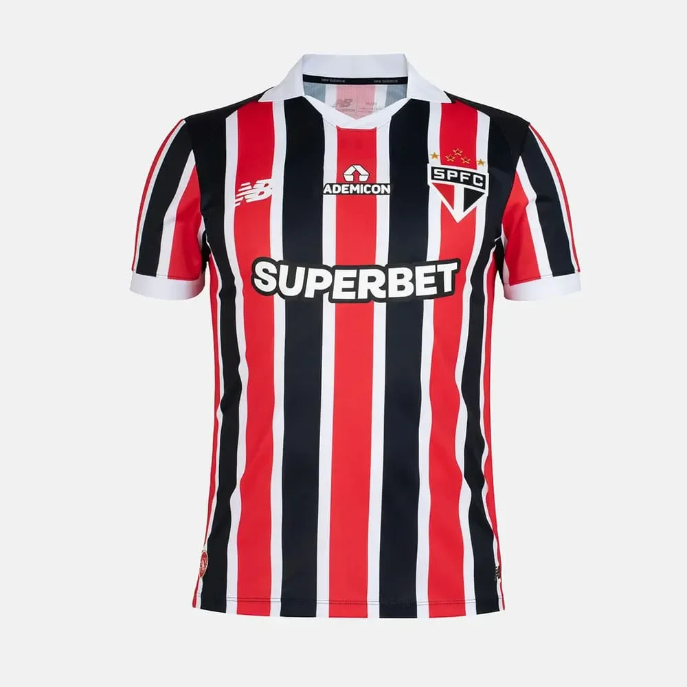 Camisa São Paulo II New Balance 26/27 Jogador Vermelho/Branco