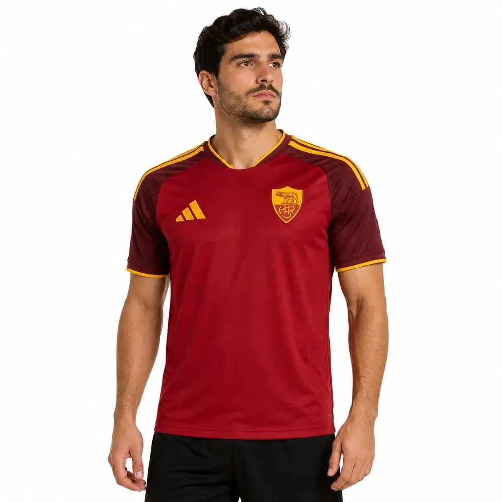 Camisa Roma I Adidas 26/27 Bordô