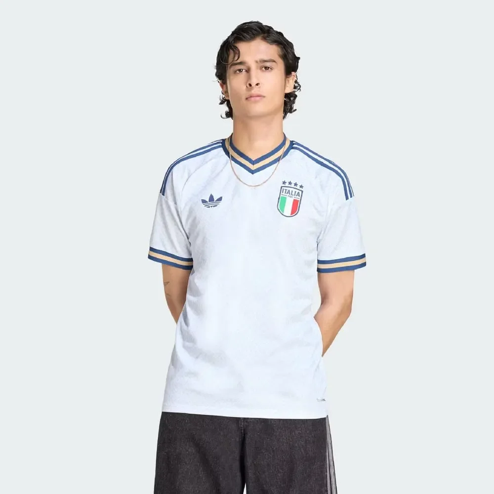 Camisa Itália II Adidas 2026 Branco/Azul