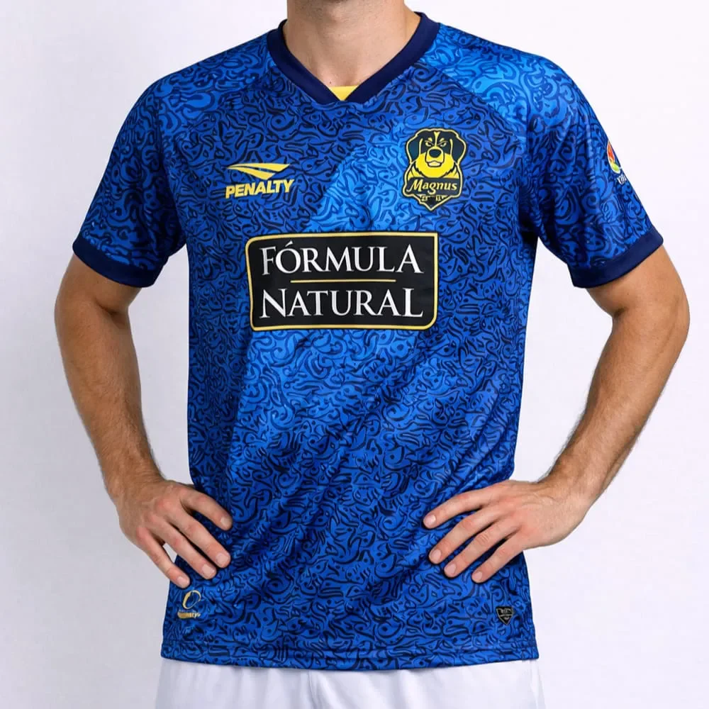 Camisa Magnus Futsal Penalty Aquecimento 2026 Azul Marinho