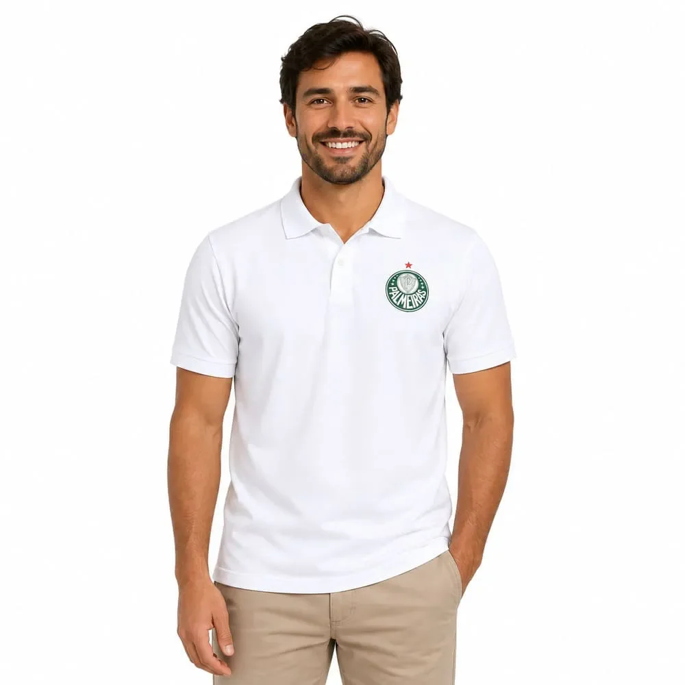 Polo Palmeiras Betel Alviverde Branco