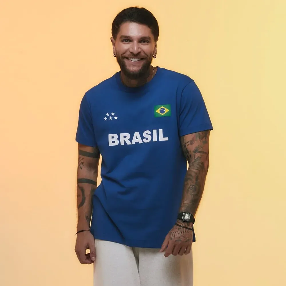 Camiseta Brasil Lago Azul