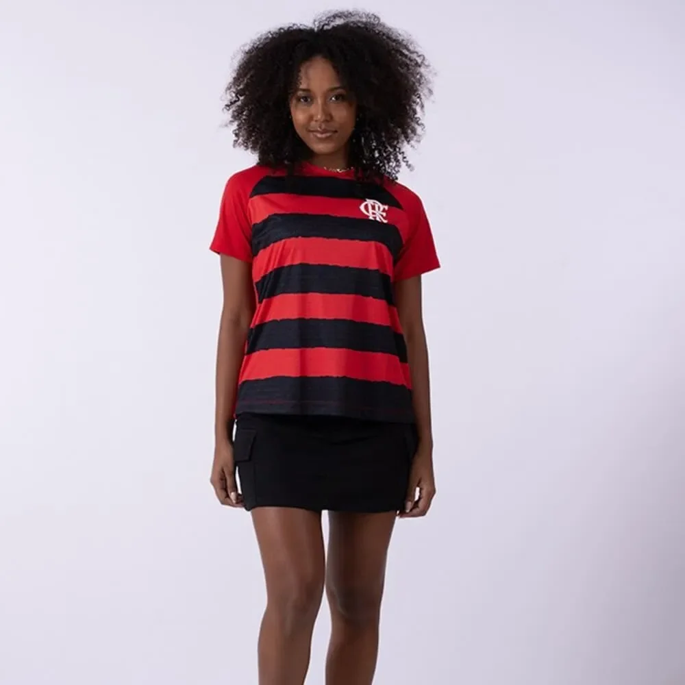 Camiseta Flamengo Manto Feminina Vermelho
