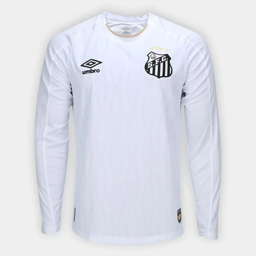 Camisa Santos I Umbro 26/27 Manga Longa Branca