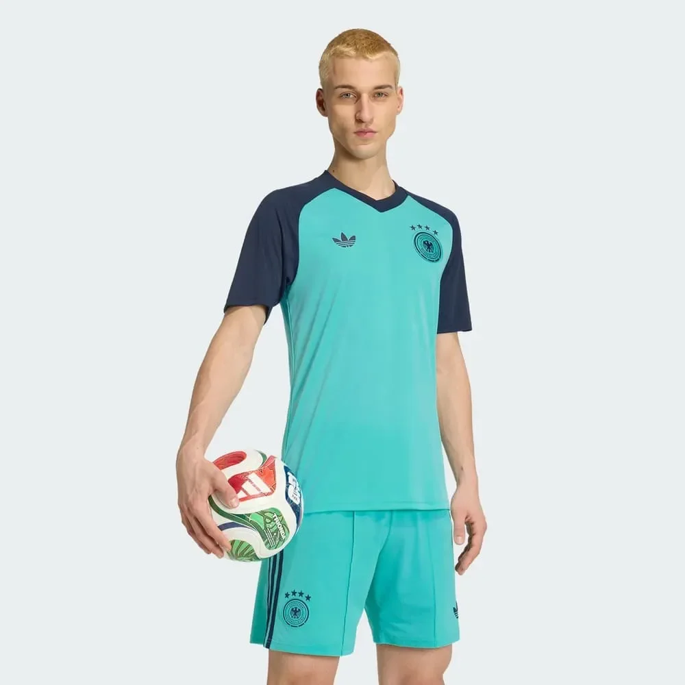 Camisa Alemanha Pré Jogo II Adidas 2026 Verde Claro