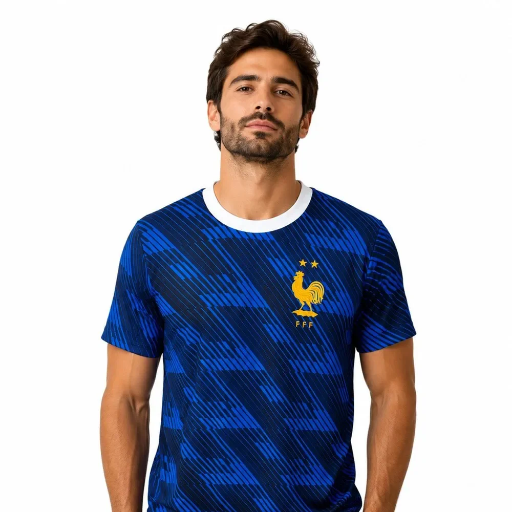 Camiseta França Marin Dry Marinho